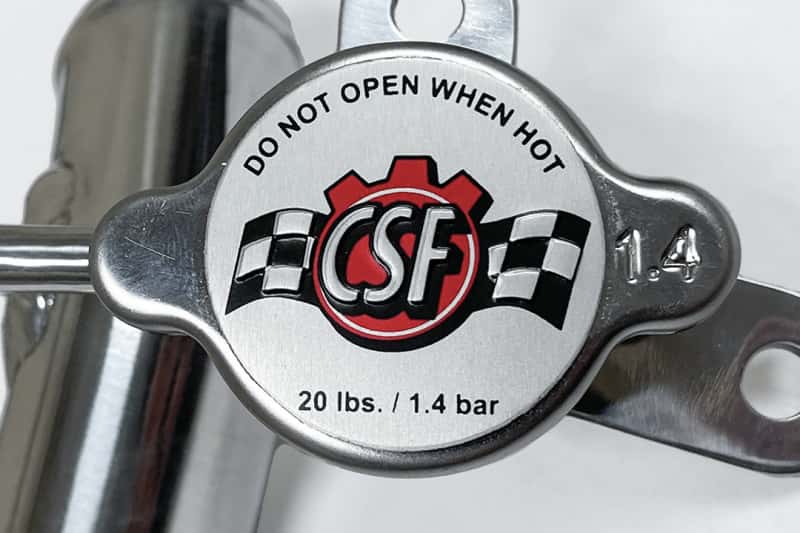 CSF — CSF 13+ BRZ / 13-20 Toyota 86 / 22+ GR86 Aluminum Filler Neck w/ High Pressure Radiator Cap
CSF Filler Neck - view 4