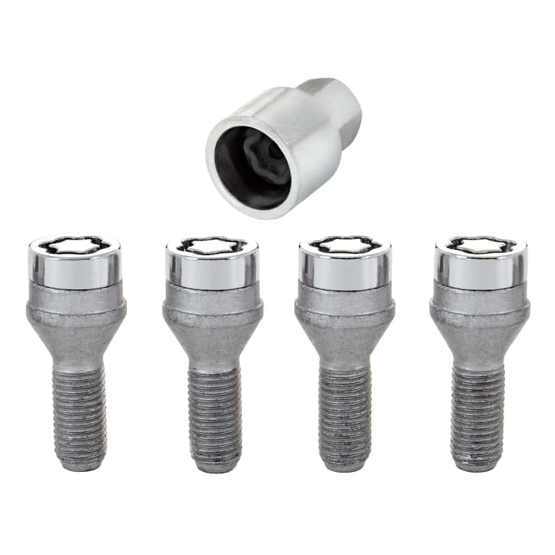 McGard — McGard Wheel Lock Bolt Set - 4pk. (Cone Seat) M12X1.25 / 19mm Hex / 25.6mm Shank Length - Chrome - view 1
