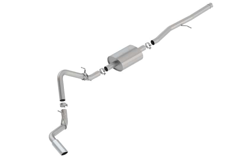 Borla — Borla 2019 Silv/Sierra C/B Exhaust S-Type 1500 5.3L V8 AT 2&4WD EC STB(78.8) CC SB(69.3) 147.4 WB
Cat-Back System - view 1