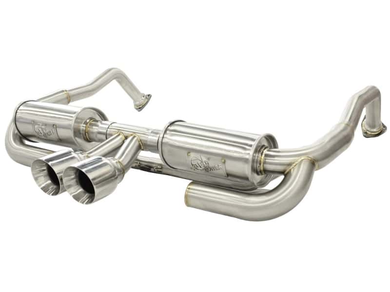aFe — aFe ELITE 05-12 Porsche Boxster S (987.1-987.2) H6 3.4L 304SS Dual Cat-Back w/Dual Polished Tip Exht
Cat-Back Exhaust
SS 304 - view 2