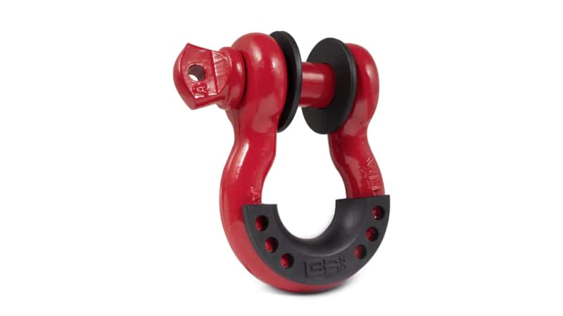 Body Armor 4x4 — Body Armor 4x4 3/4in Red D-Ring with Black Isolators Single
D-Ring - view 4