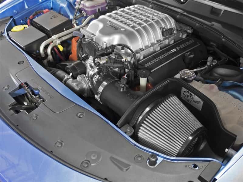 aFe — aFe MagnumFORCE Intakes Stage-2 PDS AIS 15-16 Dodge Challenger SRT Hellcat 6.2L V8 (sc)
Magnum FORCE Intake - view 6