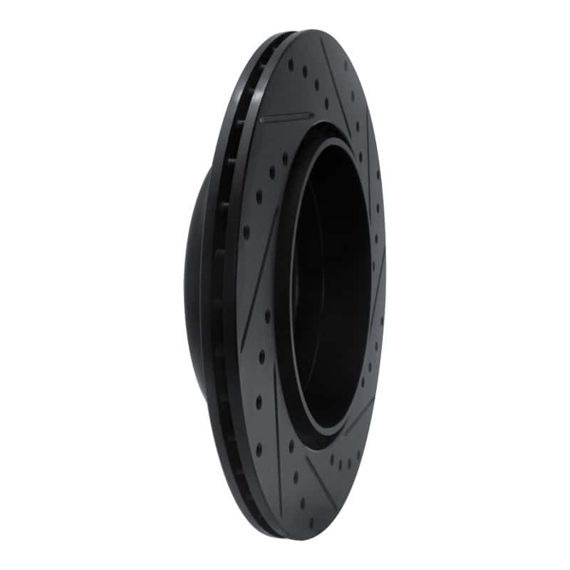 R1 Concepts — R1 11-16 BMW 535I Rear Right Drilled & Slotted Black Brake Rotor
R1 Brake Rotor Drill - view 4