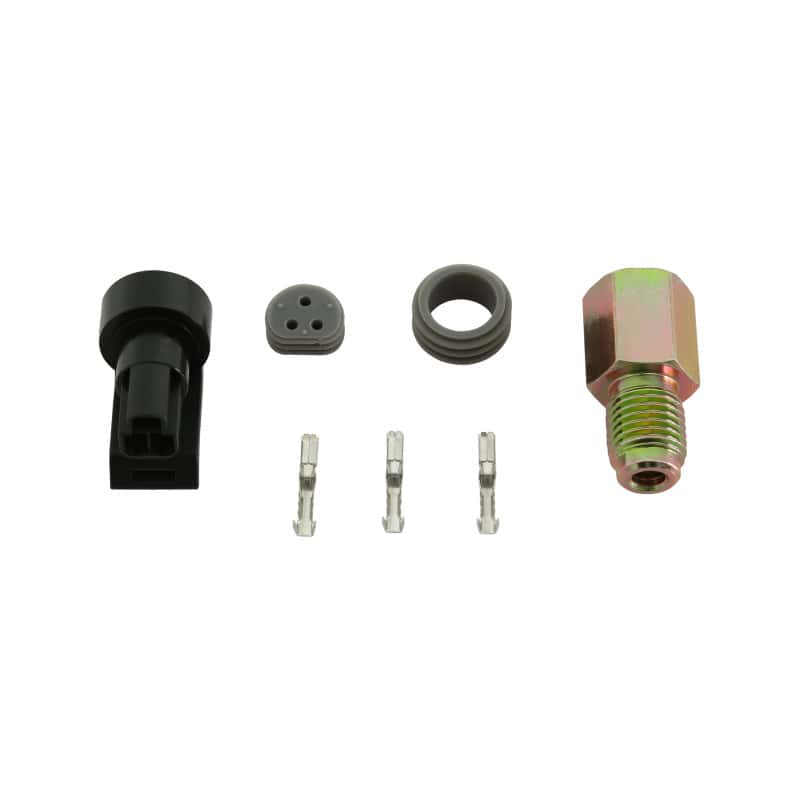 AEM — AEM 1000 PSIg Stainless Sensor Kit - 1/8in NPT Male Thread to -4 Adapter
Sensors/Connectors
Sensor Kit - view 5