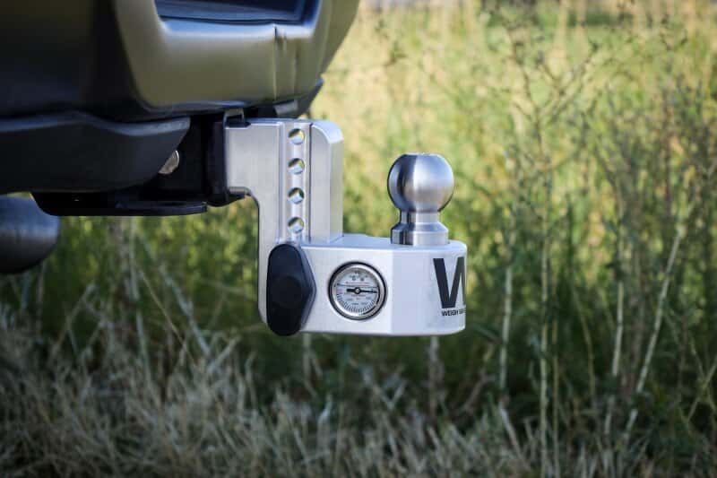 Weigh Safe — Weigh Safe 4in Drop Hitch w/Built-In Scale & 2in Shank (10K/12.5K GTWR) - Aluminum - view 2