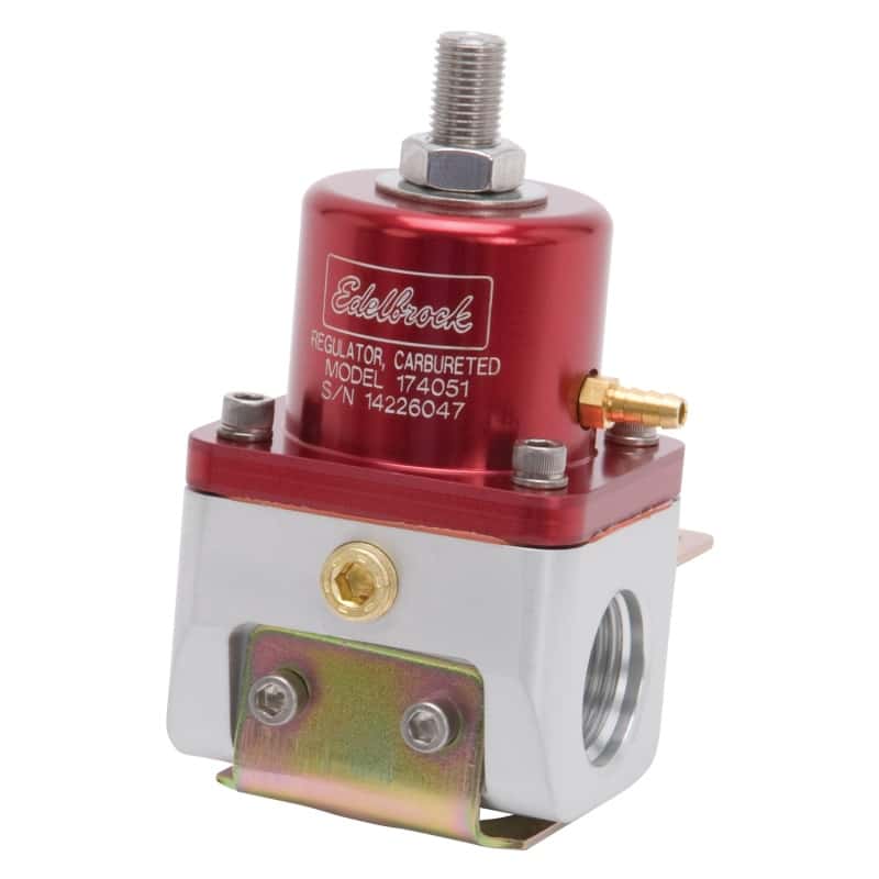 Edelbrock — Edelbrock Fuel Pressure Regulator Carbureted 180 GPH 5-10 PSI -10 In/Out -6 Return Red/Clear
PUMPS - view 3
