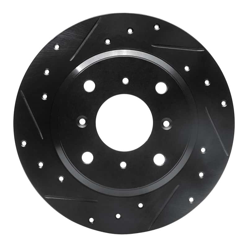 R1 Concepts — R1 86-96 Acura Legend Rear Left Drilled & Slotted Black Brake Rotor
R1 Brake Rotor Drill - view 1