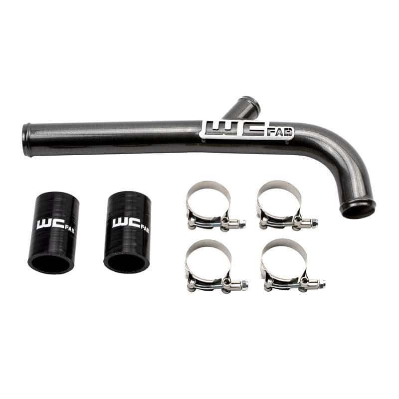 Wehrli — Wehrli 13-15 Dodge Cummins 6.7L w/Dual Radiator Upper Coolant Pipe - Gloss Black
Cpipe 13-15 2Rad GB - view 3