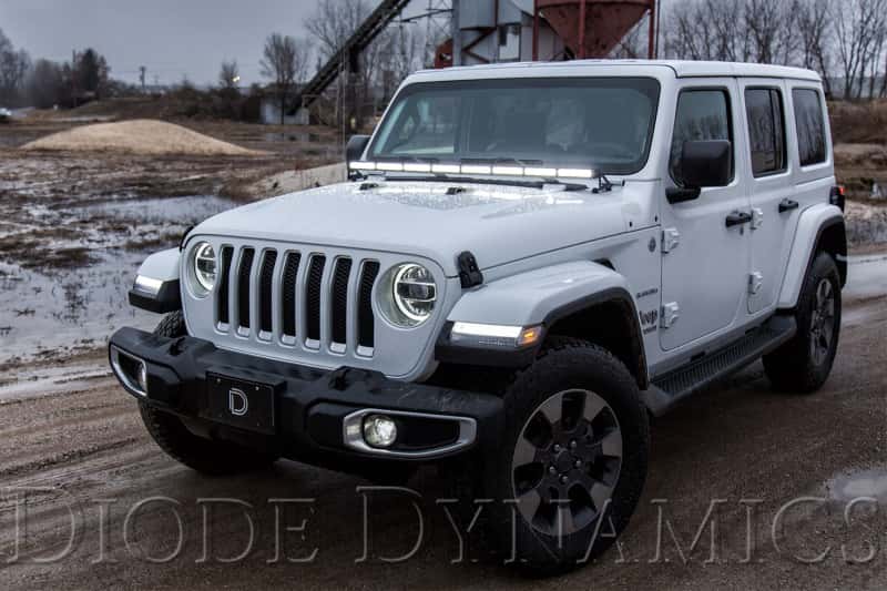 Diode Dynamics — Diode Dynamics 18-21 Jeep JL Wrangler/Gladiator Hood Bracket Kit - view 3
