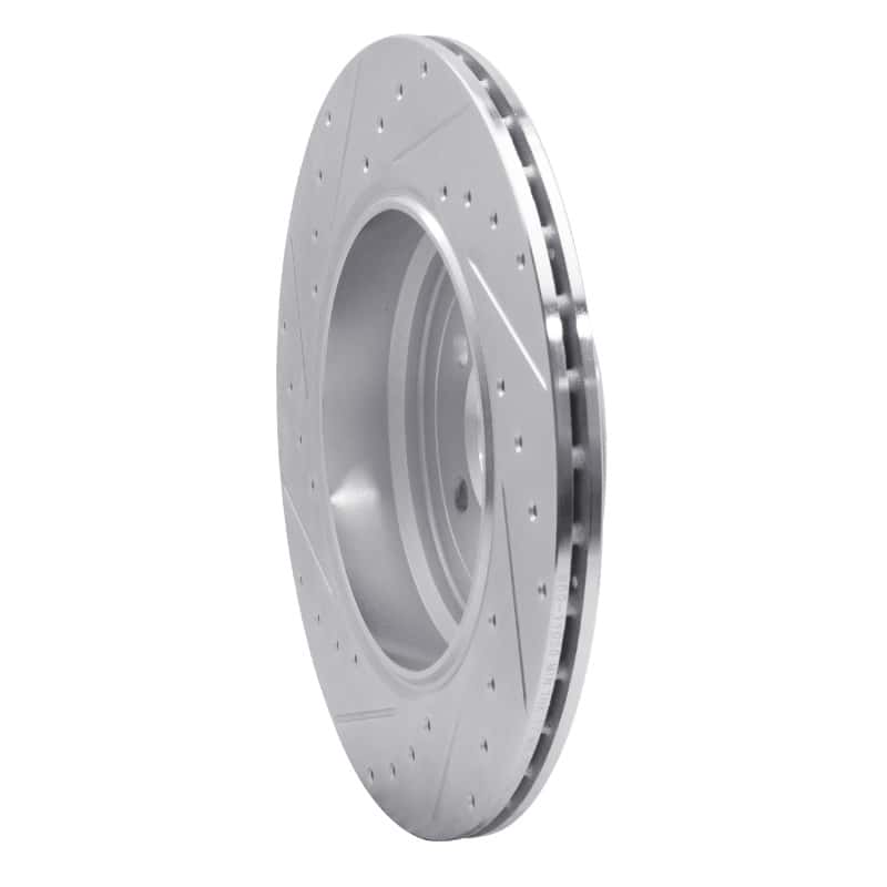 R1 Concepts — R1 10-13 Land Rover Range Rover Sport Rear Right Drilled & Slotted Silver Brake Rotor
R1 Brake Rotor Drill - view 4
