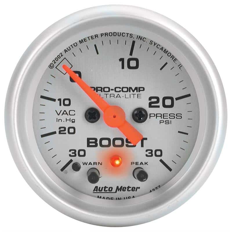 AutoMeter — Autometer Ultra-Lite 52mm 30 PSI Electronic Boost Gauge
2" BOOST-VAC, 30" - view 2