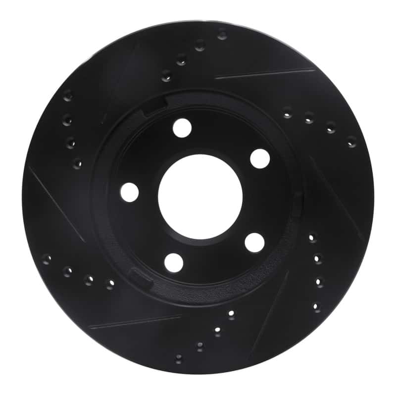 R1 Concepts — R1 97-05 Chevrolet Classic Front Right Drilled & Slotted Black Brake Rotor
R1 Brake Rotor Drill - view 5