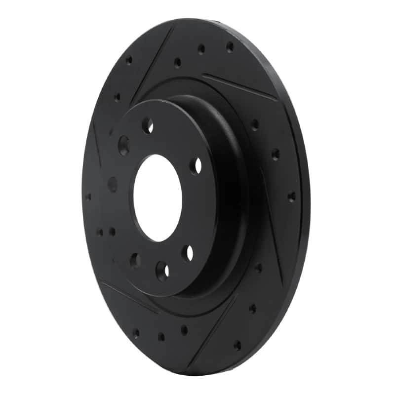 R1 Concepts — R1 16-18 Mazda CX-3 Rear Left Drilled & Slotted Black Brake Rotor
R1 Brake Rotor Drill - view 2