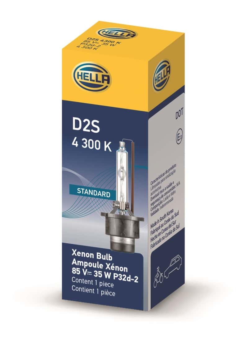 Hella — Hella Xenon D2S Bulb P32-2d 85V 35W 4300k
D2S 4300 K Xen Bulb - view 5