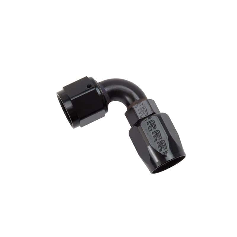 Russell — Russell Performance -8 AN Black 90 Degree Full Flow Hose End
Hose Fitting - view 4