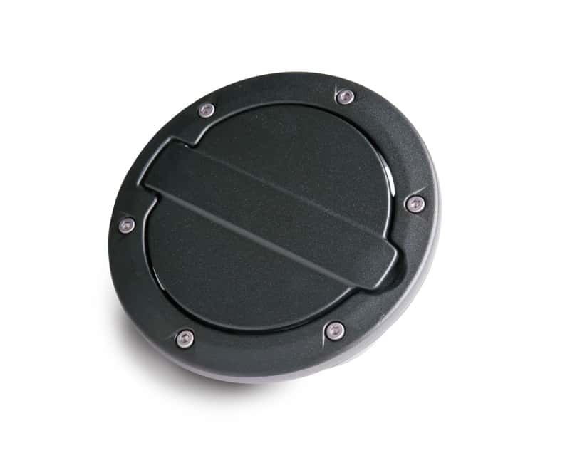 AMP Research — AMP Research 2007-2017 Jeep Wrangler JK 2/4 Door Fuel Door - Black - view 1