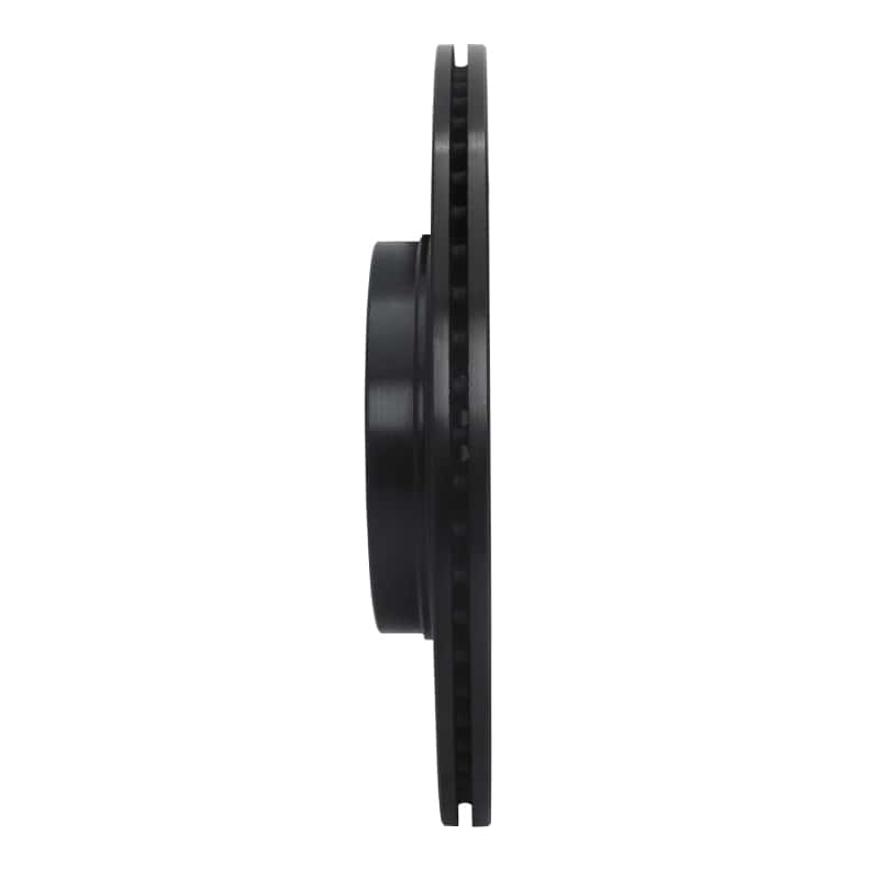 R1 Concepts — R1 04-11 Mazda RX-8 Rear Left Drilled & Slotted Black Brake Rotor
R1 Brake Rotor Drill - view 3