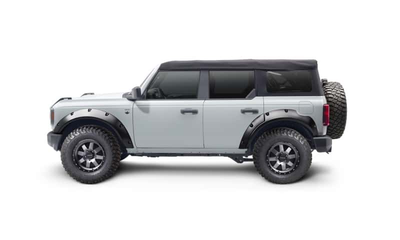Bushwacker — Bushwacker 2021+ Ford Bronco 4-Door Pocket Style Flares 4pc - Black
FF Pocket Style 4Pc - view 7