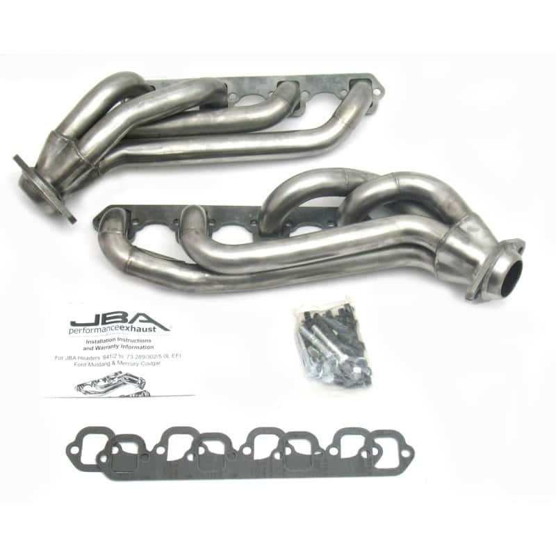 JBA — JBA 65-73 Ford Mustang 260-302 SBF w/GT40-P Heads 1-5/8in Primary Raw 409SS Mid Length Header
Exhaust Header - view 2