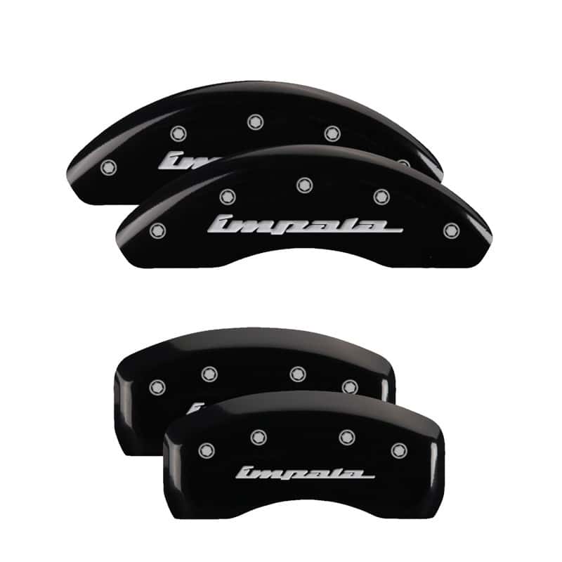 MGP — MGP 4 Caliper Covers Engraved Front & Rear Impala Black finish silver ch
Caliper Covers - view 1