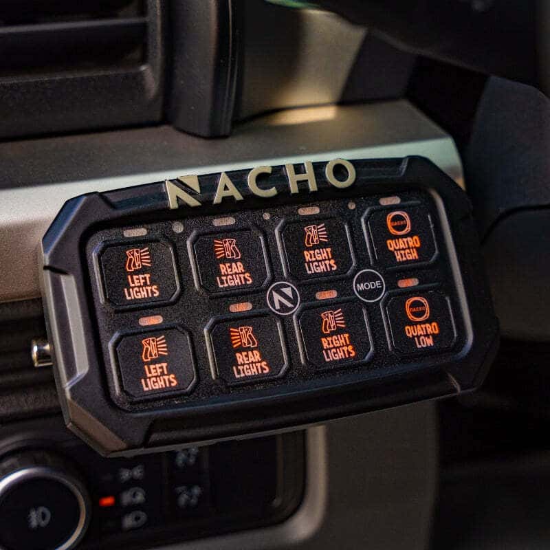Nacho Offroad Technology — Nacho Lighting 8-Switch Auxiliary Accessory Control System - view 1