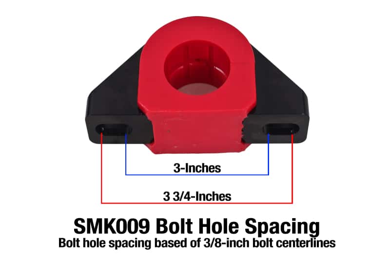 BMR Suspension — BMR Universal 1.25in Billet Aluminum Sway Bar Mount Mount (Polyurethane) - Black
Sway Bar Mounts - view 1