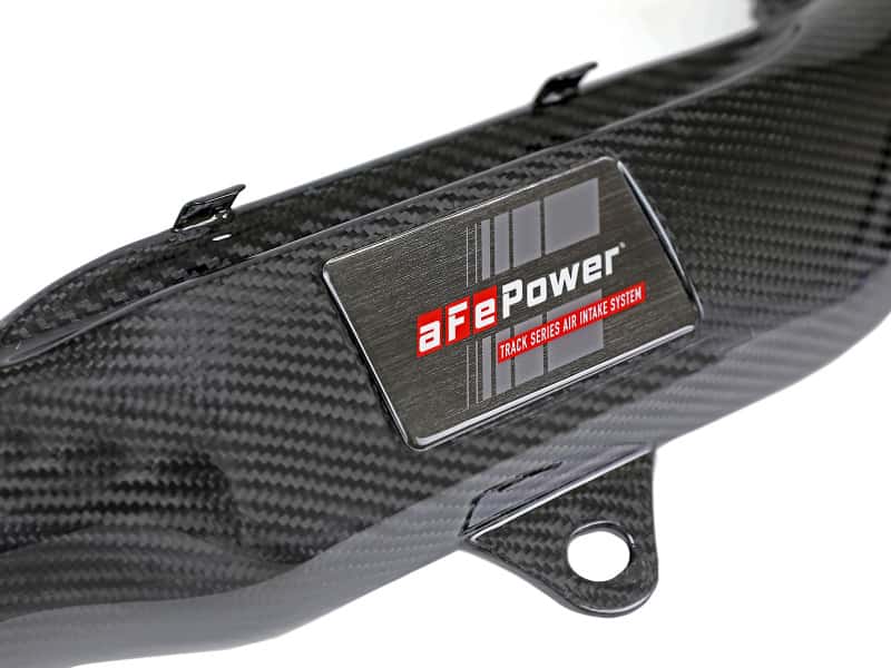 aFe — aFe Track Series Stg 2 Carbon Fiber Intake w/Pro 5R Media 15-20 BMW M3/M4(F80/82/83) L6-3.0L(tt) S55
Track Series Intake - view 6