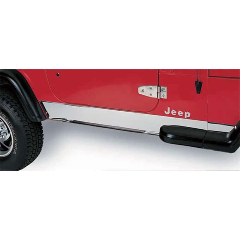 Rugged Ridge — Rugged Ridge 97-06 Jeep Wrangler TJ Stainless Steel Rocker Panel Cover
OFFROAD_STEPSSLIDERS
Rocker Panel Guard - view 1