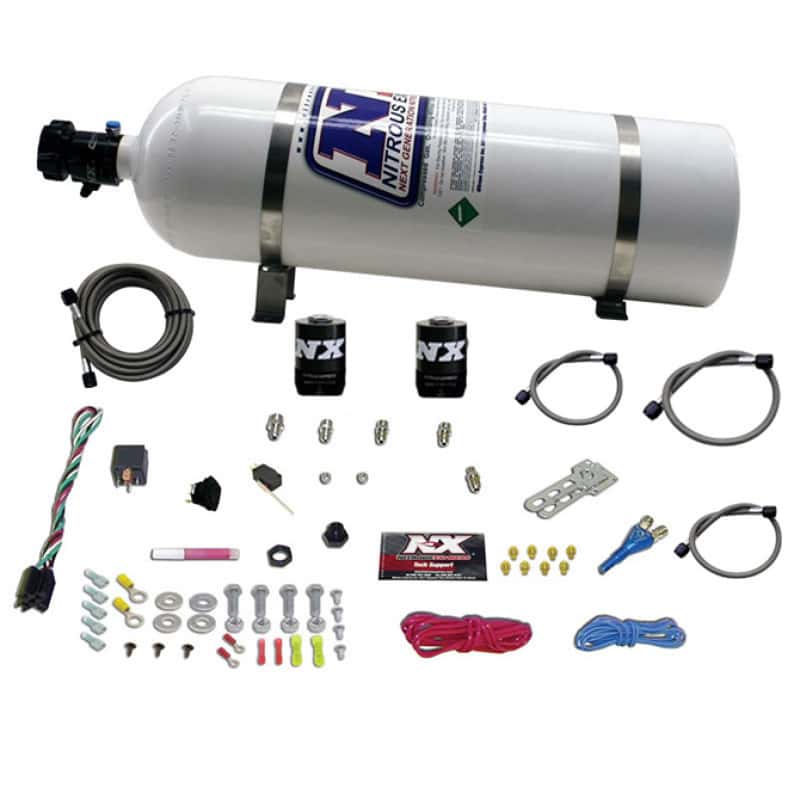 Nitrous Express — Nitrous Express Ford EFI Race Single Nozzle Nitrous Kit (100-250HP) w/15lb Bottle
Injection System Kit
N2OSys - view 2