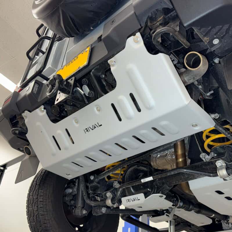 Rival 4x4 — Rival Ineos Grenadier Aluminum Exhaust Skid Plate
Exhaust Skid Plate - view 3
