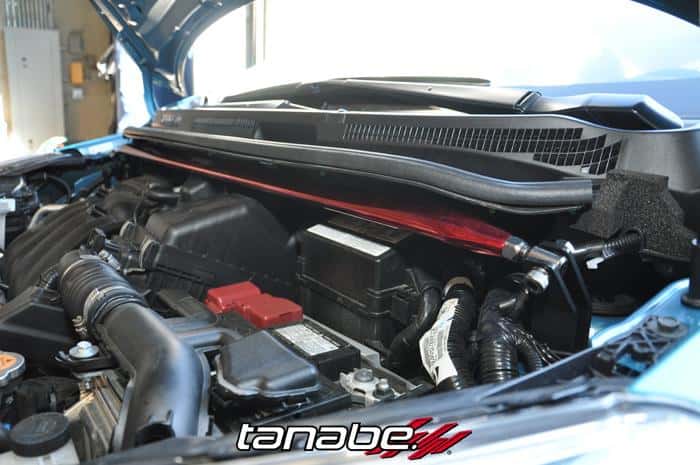 Tanabe — Tanabe Sustec Front Strut Tower Bar 14 Nissan Versa Note - view 3