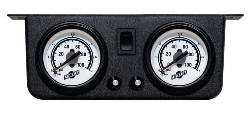 Air Lift — Air Lift Dual Gauge Panel Assembly for 25812
Gauge Panel Assembly - view 1