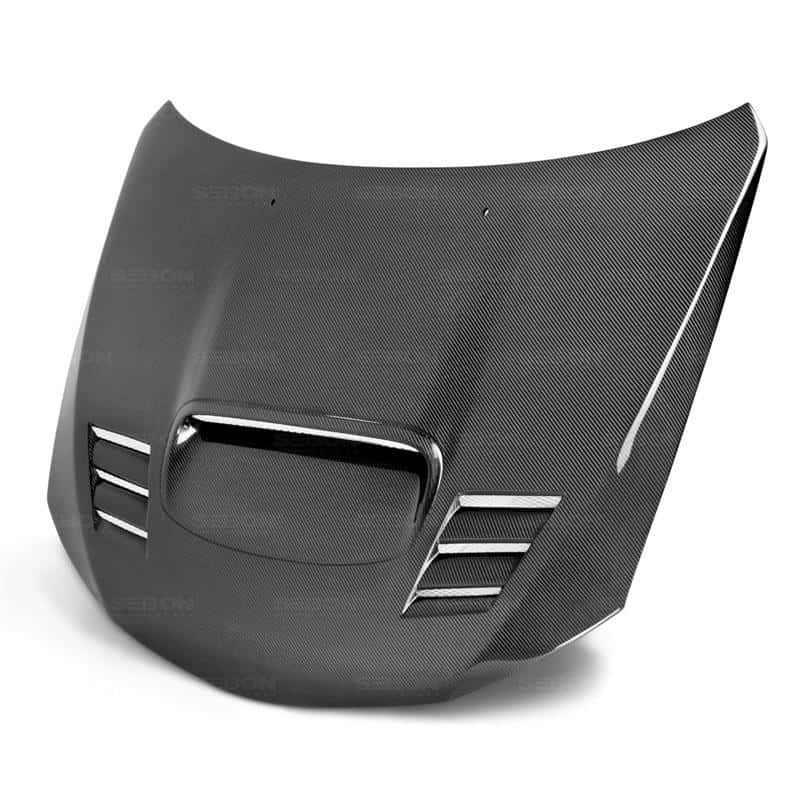 Seibon — Seibon 08-09 Subaru WRX/STi CWII-style Carbon Fiber Hood - view 10