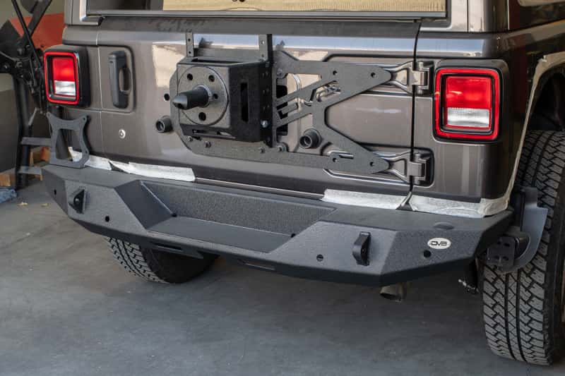 DV8 Offroad — DV8 Offroad 2018+ Jeep Wrangler JL Tailgate Mounted Tire Carrier - view 3