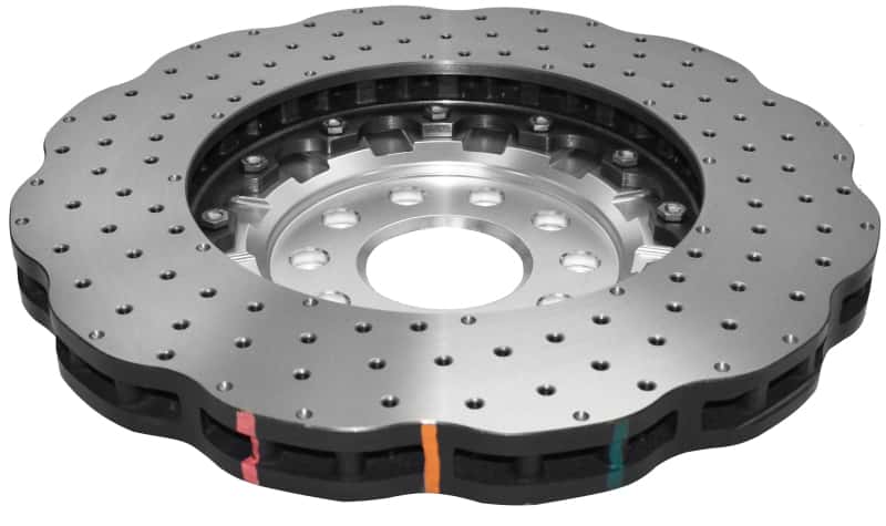 DBA — DBA 15-20 Volkswagen Golf R 3.6L Front 5000 Series Cross Drilled Rotor w/Silver Hat
Brake Rotor
Brake Disc - view 3