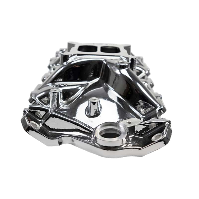 Edelbrock — Edelbrock SBC Performer EPS Manifold - Chrome Plasma Coated - view 4