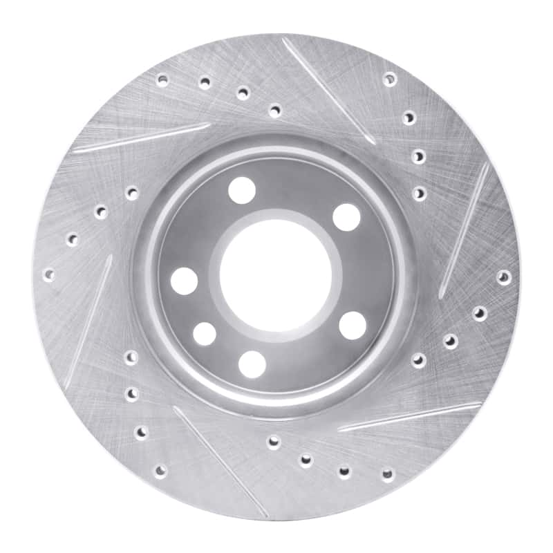 R1 Concepts — R1 92-95 Volkswagen EuroVan Front Left Drilled & Slotted Silver Brake Rotor
R1 Brake Rotor Drill - view 5