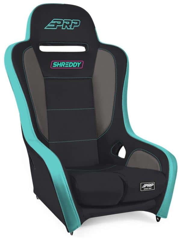 PRP Seats — PRP Shreddy Podium Suspension Seat - Black/Teal - view 1