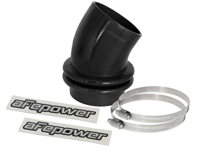 aFe — aFe Magnum FORCE Silicone Coupling Kit 3-1/2in ID x 30 Deg. Bellows Elbow - Black
Intake Coupling Kit - view 1