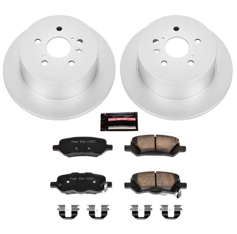 PowerStop — Power Stop 09-16 Toyota Venza Rear Z17 Evolution Geomet Coated Brake Kit - view 1