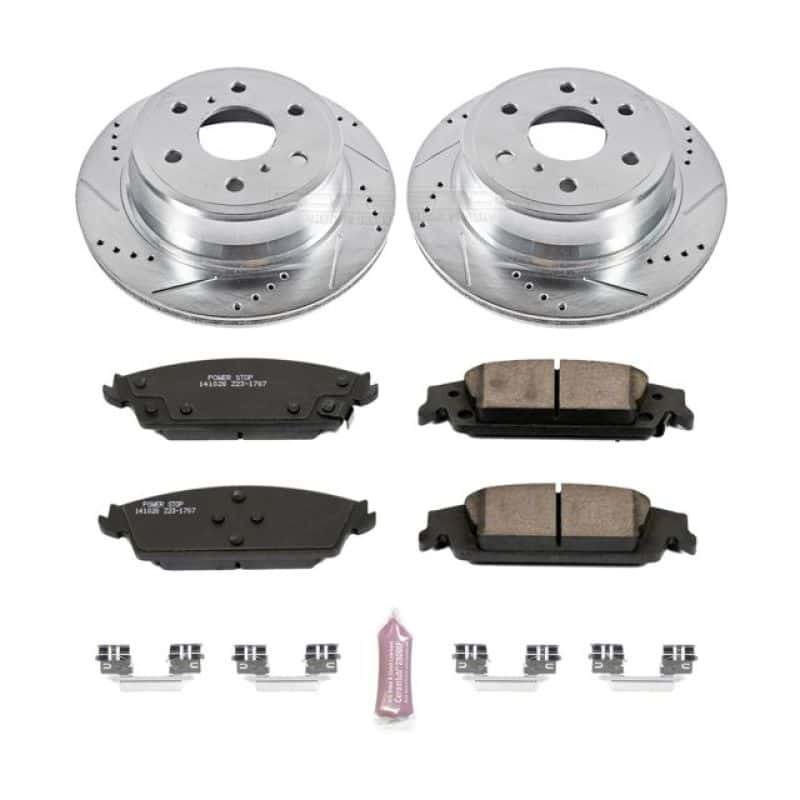PowerStop — Power Stop 15-19 Cadillac Escalade Rear Z23 Evolution Sport Brake Kit - view 1