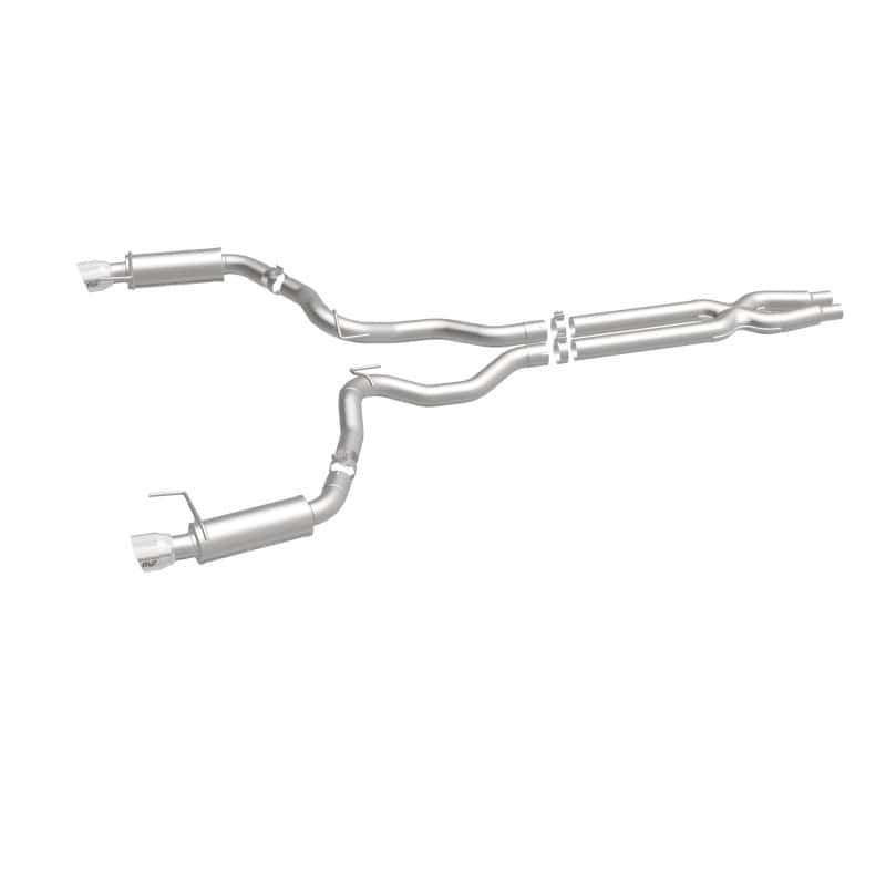 Magnaflow — MagnaFlow Cat Back, SS, 3in, Competition, Dual Split Polished 4.5in Tips 2015 Ford Mustang GT V8 5.0
Cat-Back - view 5