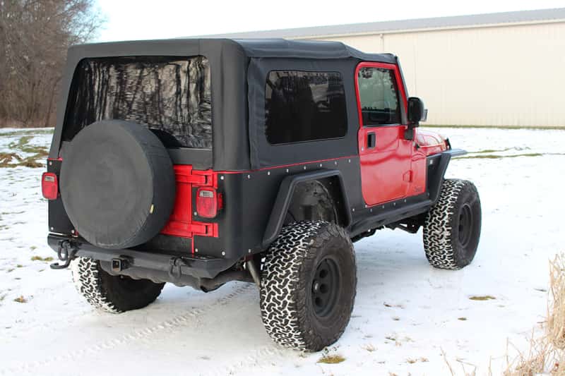 Fishbone Offroad — Fishbone Offroad 97-06 Jeep Wrangler TJ Steel Tube Fenders Front 3In Flare - Blk Textured Powdercoat - view 13