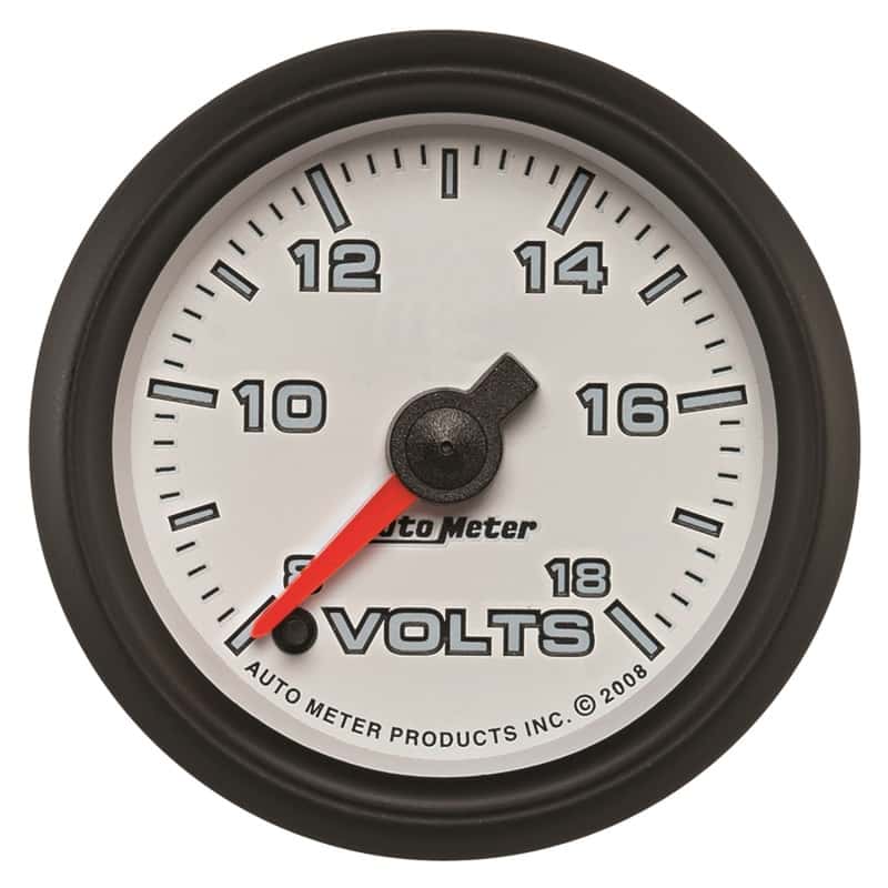 AutoMeter — Autometer Pro-Cycle Gauge Voltmeter 2 1/16in 18V Digital Stepper Motor White
2" VOLT STPR PC PH2 - view 1
