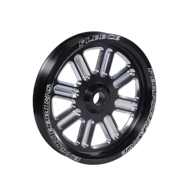 Fleece Performance — Fleece Performance Dodge Cummins Dual Pump Spoke Pulley (For Use w/ FPE Dual Pump Bracket) Black
Belt Idler Pulley - view 2