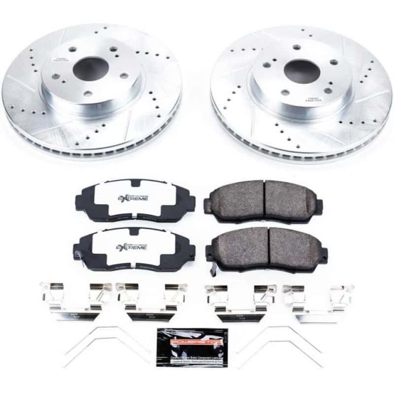 PowerStop — Power Stop 15-18 Subaru Legacy Front Z26 Street Warrior Brake Kit - view 1