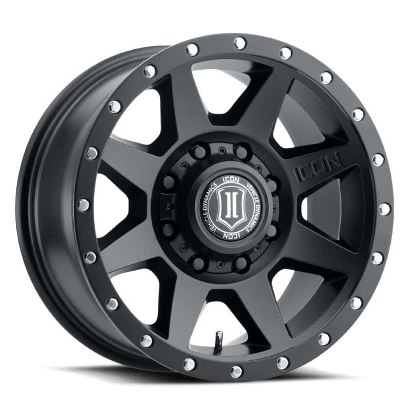 ICON — ICON Rebound 17x8.5 8x170 6mm Offset 5in BS 125mm Bore Satin Black Wheel
REBOUND HD WHEEL - view 1
