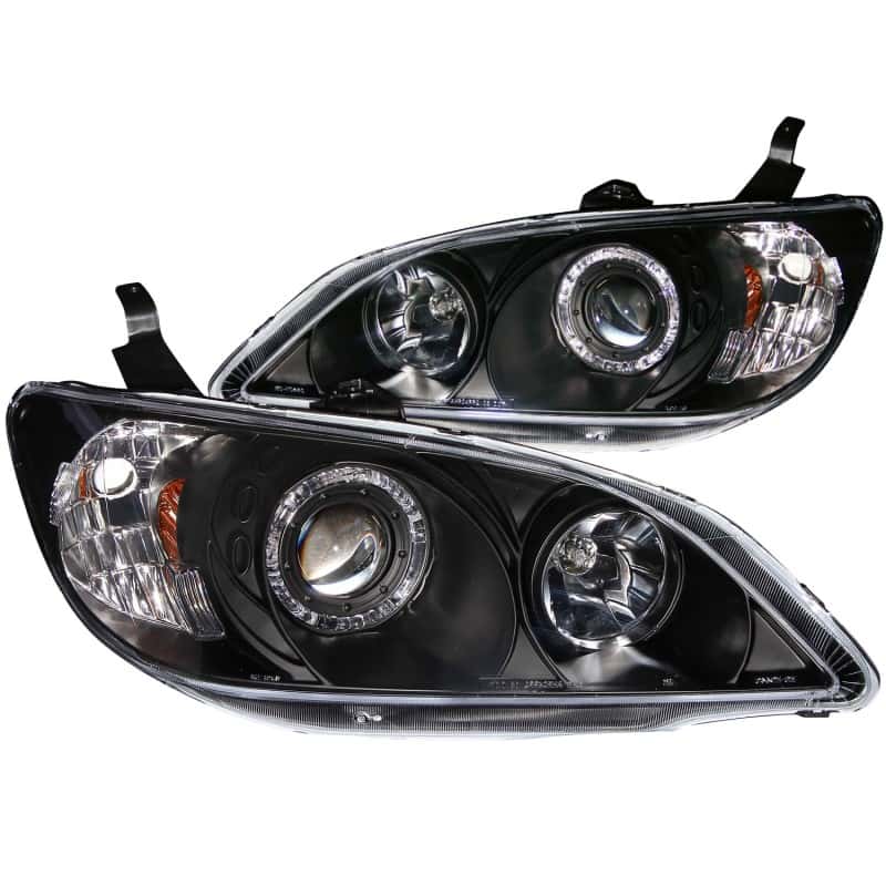 ANZO — ANZO 2004-2005 Honda Civic Projector Headlights w/ Halo Black
Head Light Set
HdLtSet - view 1