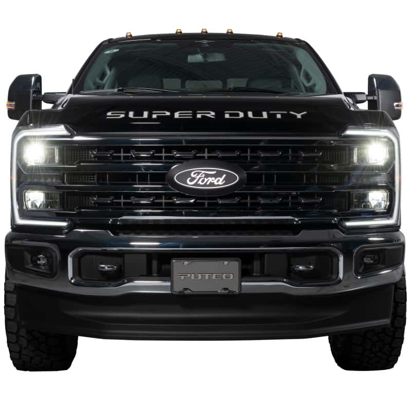 Putco — Putco 23-24 Ford Super Duty Front Luminix Ford Led Grille Emblems - view 7