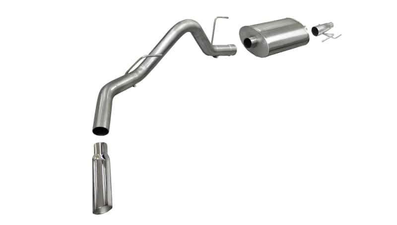 CORSA Performance — Corsa 2011-2014 -13 Ford F-150 EcoBoost 3.5L V6 Polished Sport Cat-Back Exhaust
Exhaust - view 1
